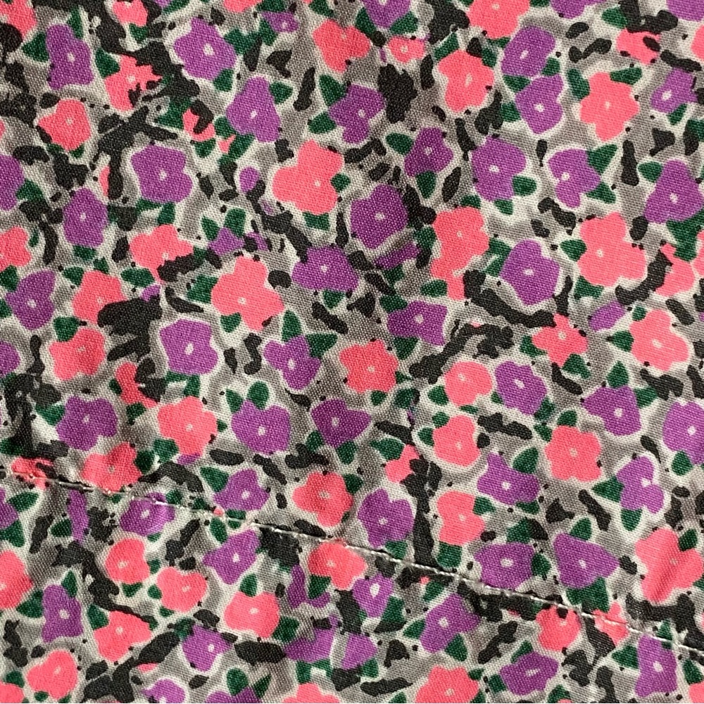 Crewcuts Skirt Floral Print Blue Size 10 Girls Pockets on each side Pink Purple - Picture 2 of 13